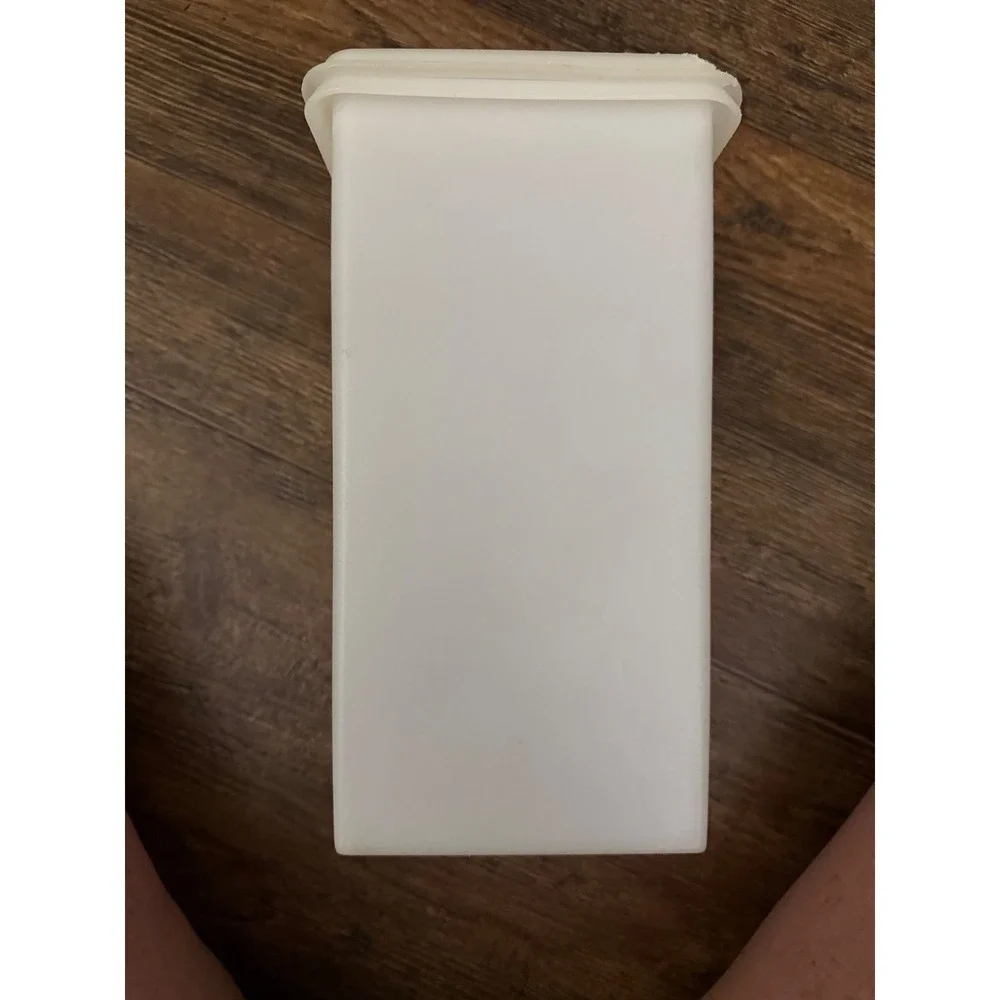 Vintage Tupperware Modular Mates Container White‎ Square Canister Lid #231